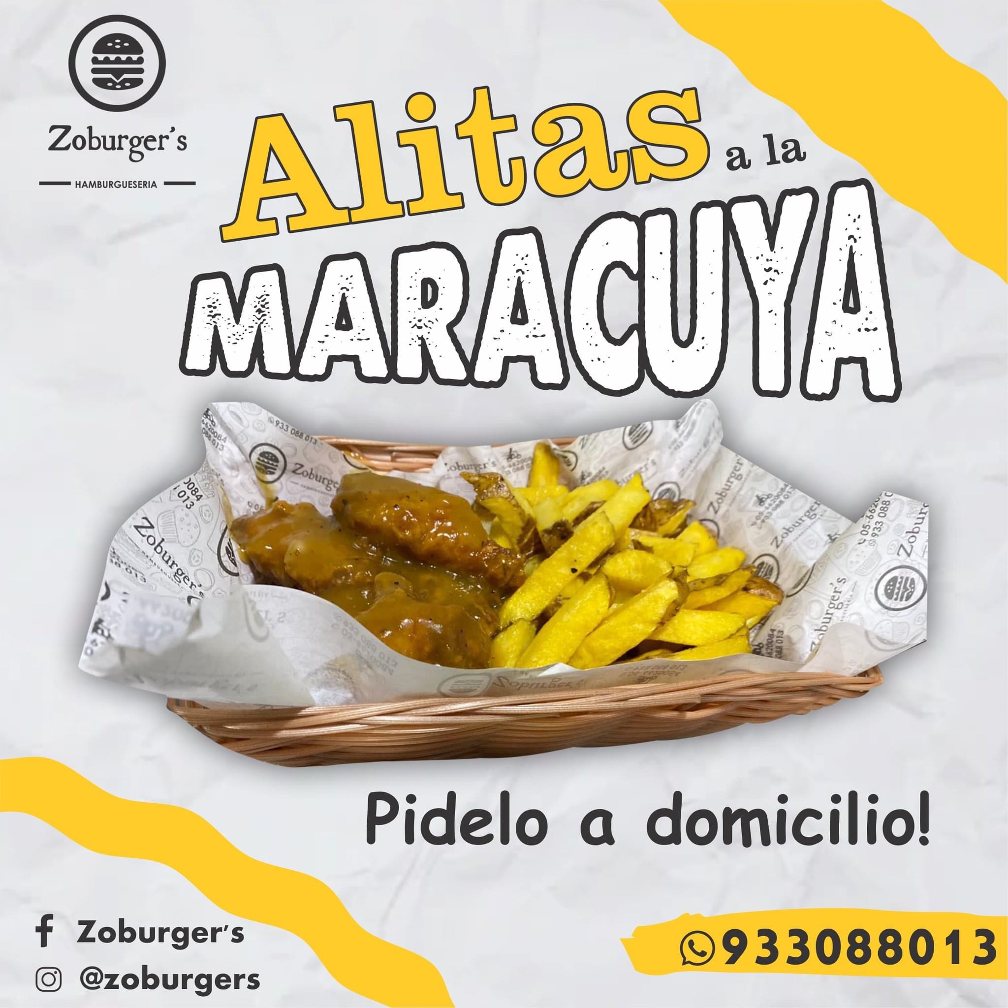 Alitas a la Maracuya